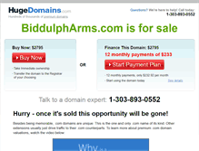 Tablet Screenshot of biddulpharms.com